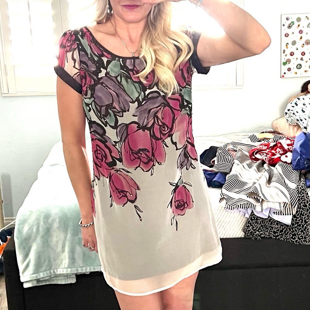Sexy Cute Floral Mini Dress